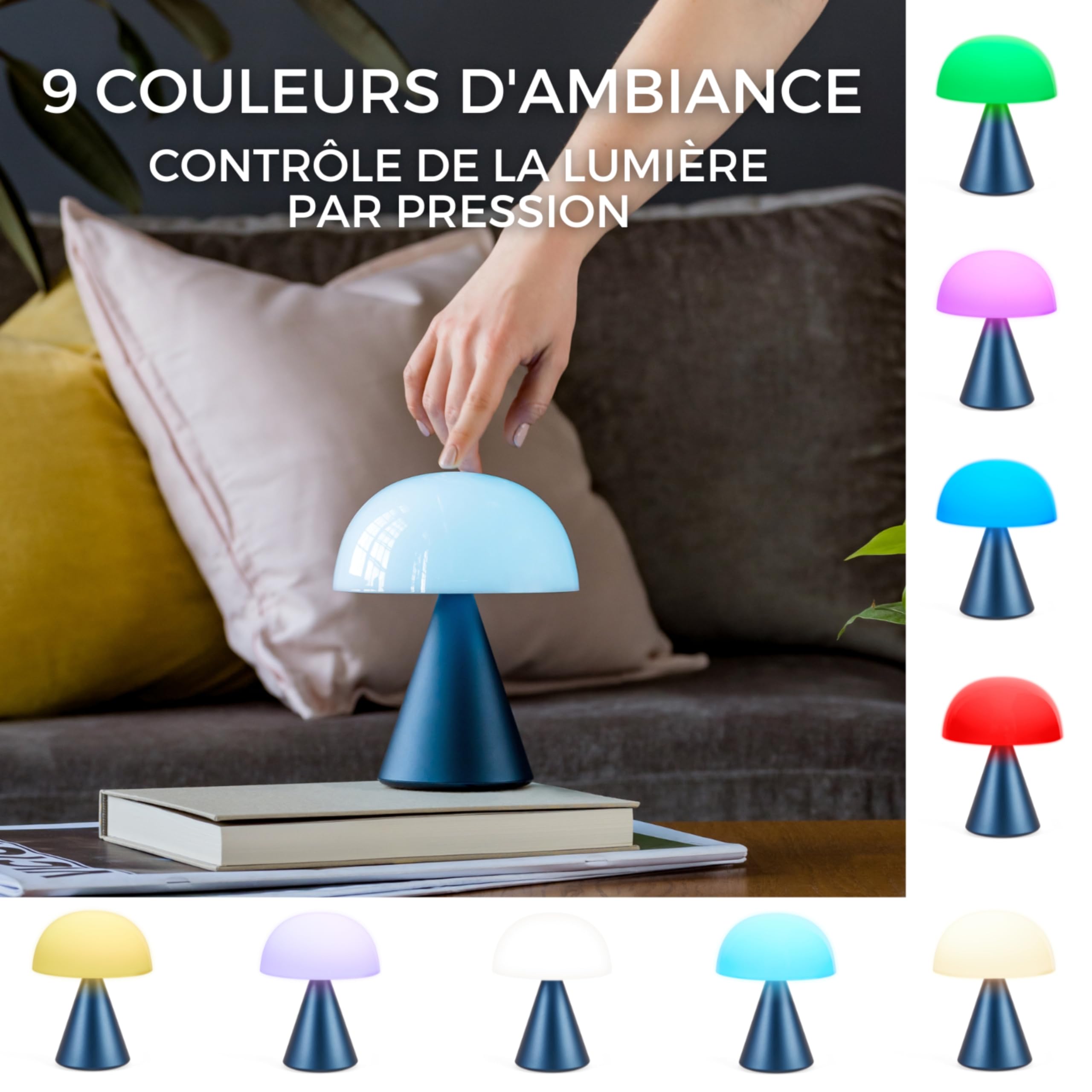 lexon-mina-l-lampe-champignon-led-sans-fil-9-couleurs-alu-poli image 3