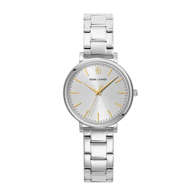 pierre-lannier-essential-montre-quartz-33-mm-acier-inoxydable-3-atm-3 image 1