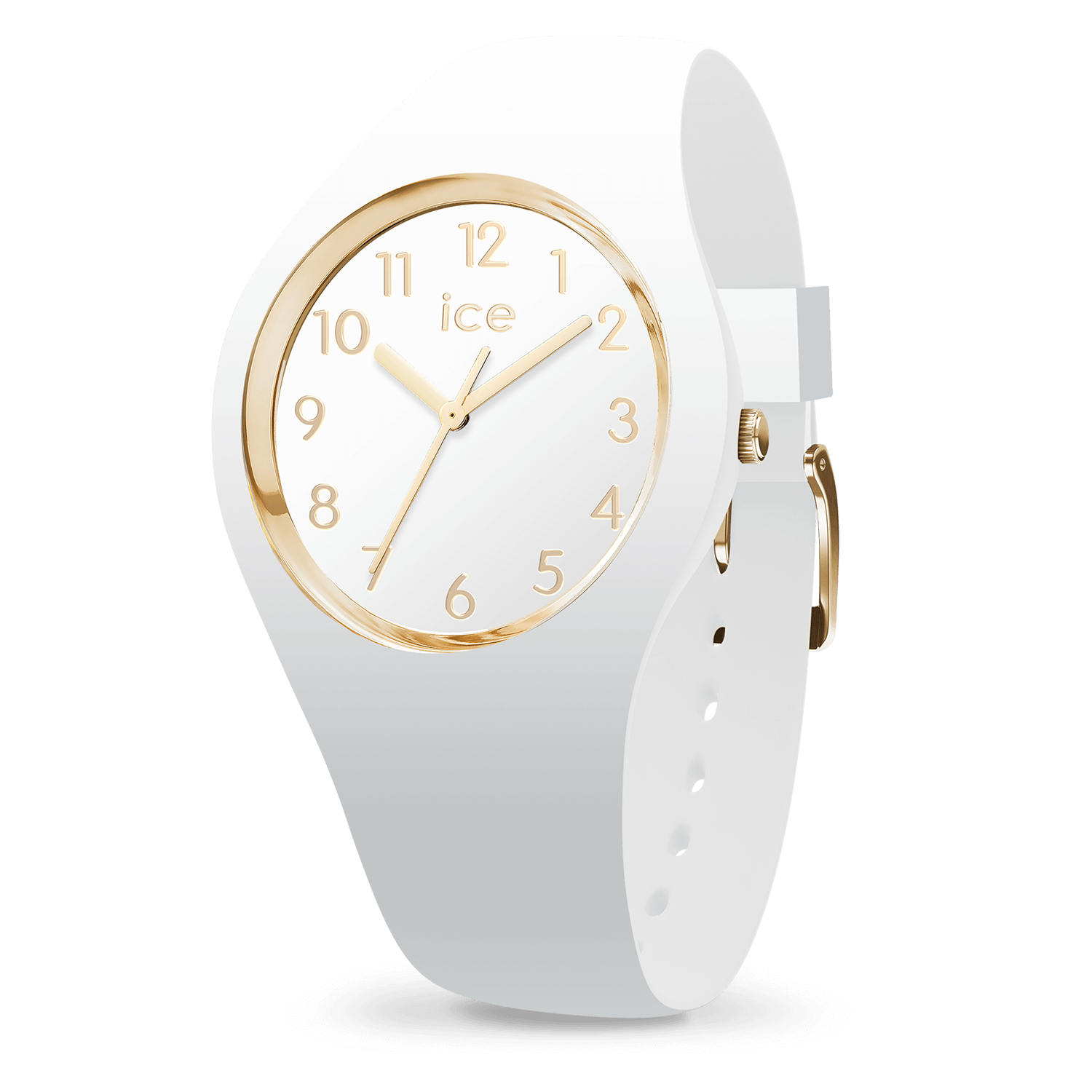 ice-watch-ice-glam-white-gold-montre-femme-blanche-et-dor-e image 1