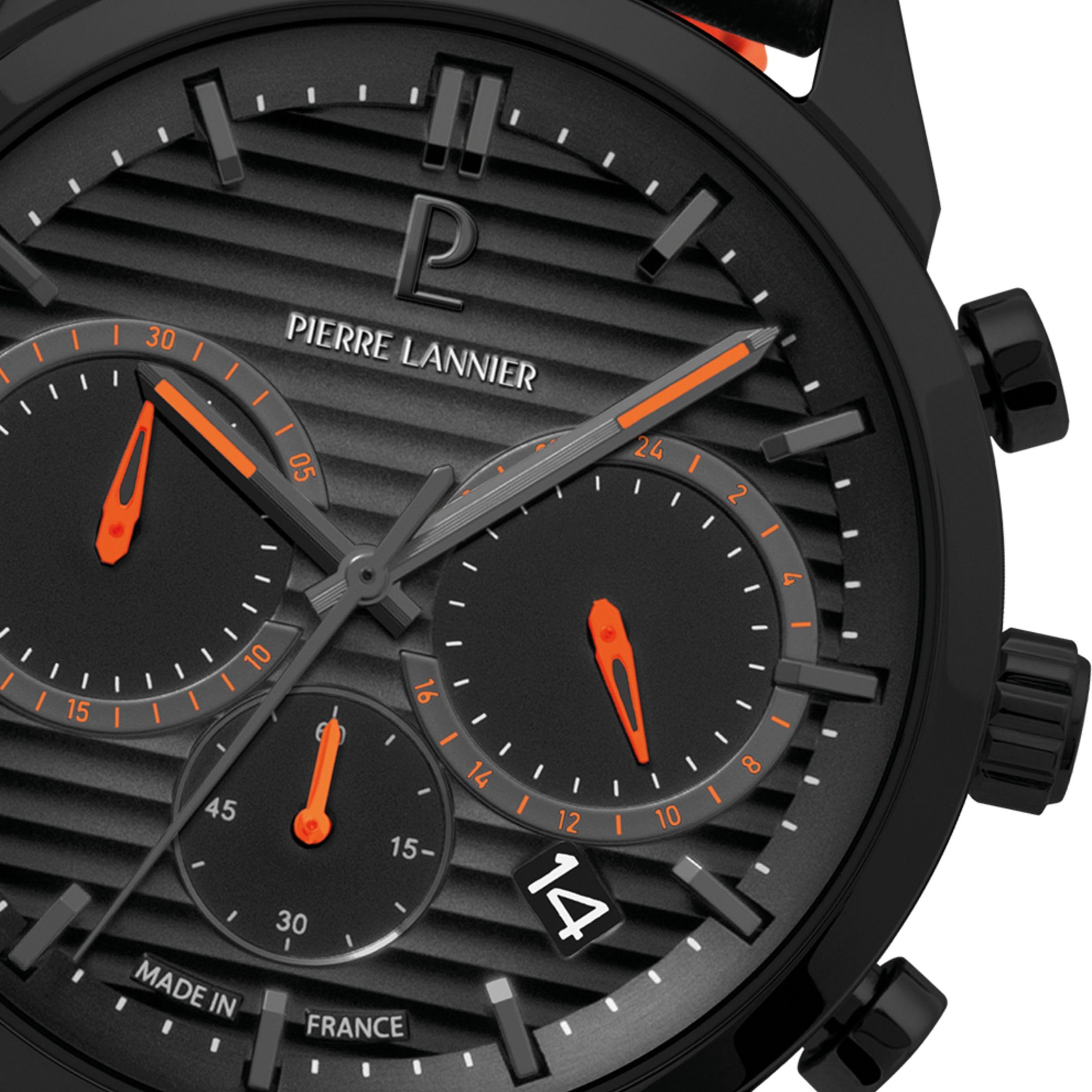 pierre-lannier-monarck-chronographe-quartz-43-mm-acier-inoxydable-5-atm image 4