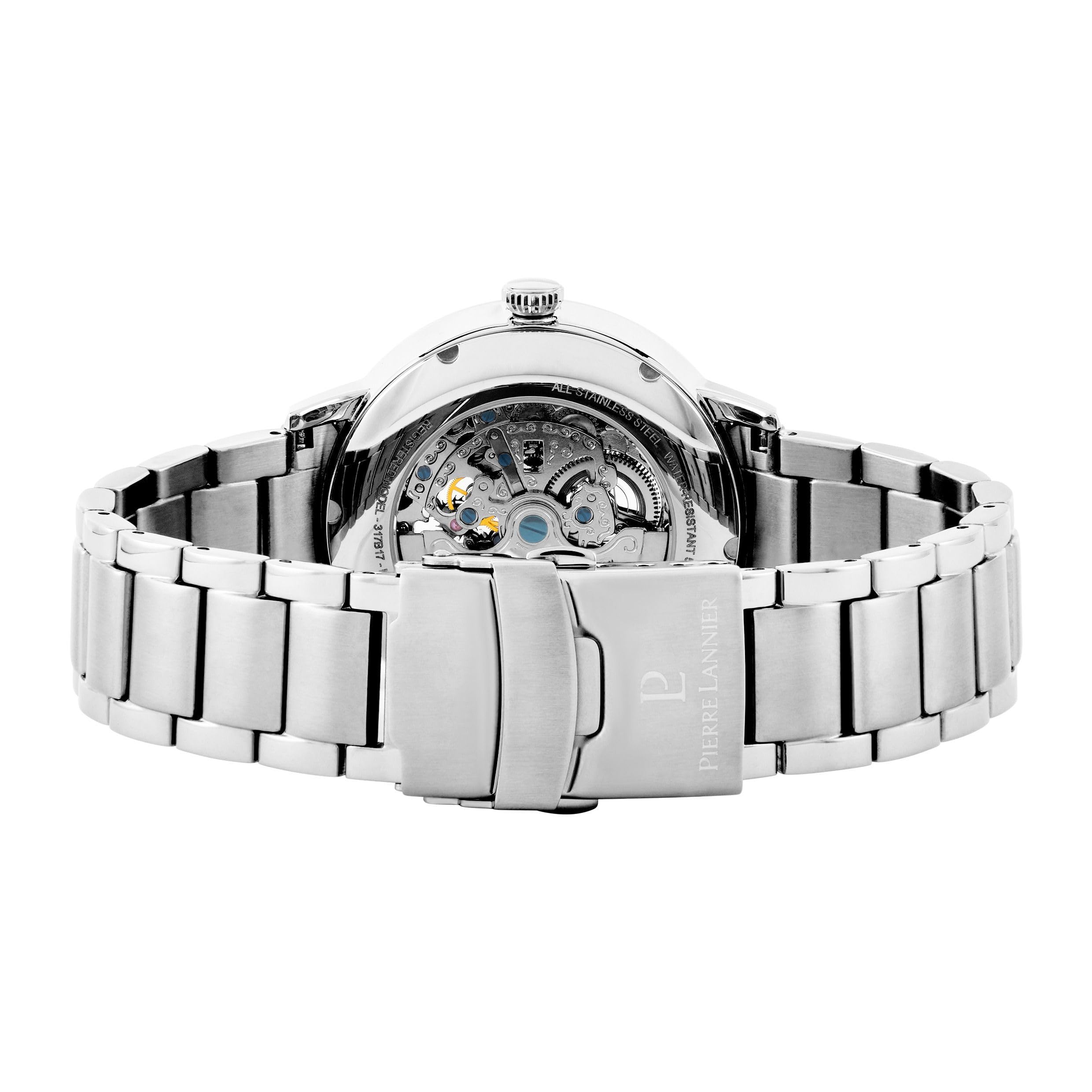 pierre-lannier-automatic-montre-automatique-42-mm-acier-inoxydable-5-atm-2 image 4