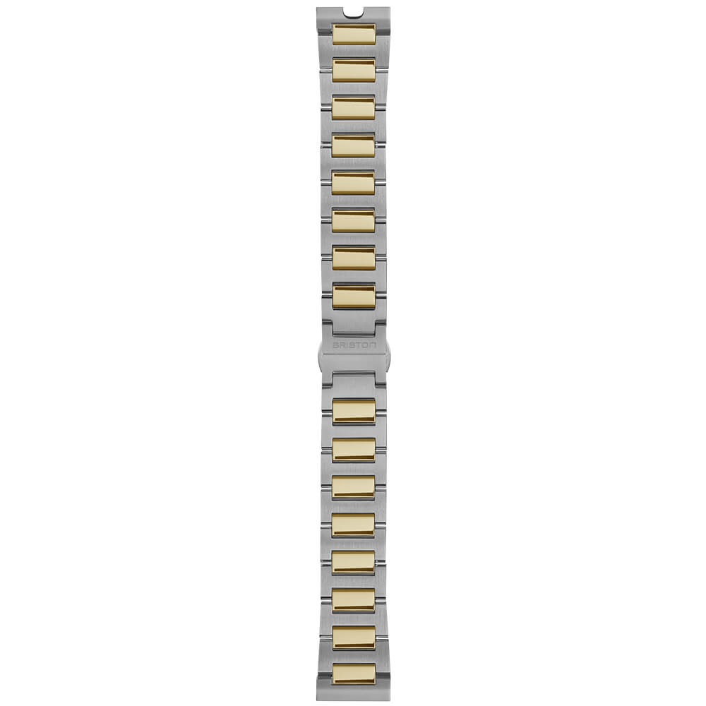briston-bracelet-acier-kennedy-medium-18-mm-bicolore-or-jaune image 4