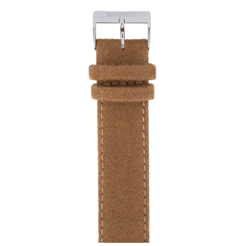 briston-bracelet-flanelle-camel-20-mm-cuir image 1