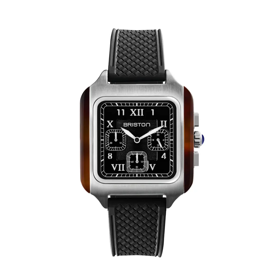 briston-streamliner-kennedy-chrono-noir-38-5-mm-quartz image 1