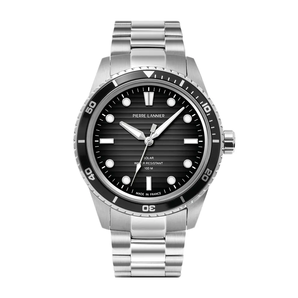 pierre-lannier-inti-montre-quartz-43-mm-acier-inoxydable-10-atm-2 image 1