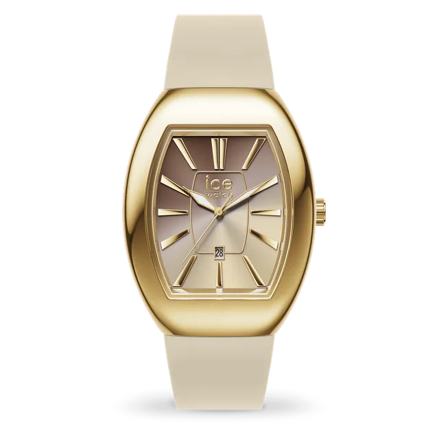 ice-watch-ice-dome-metal-almond-skin-montre-femme-silicone-dor image 1