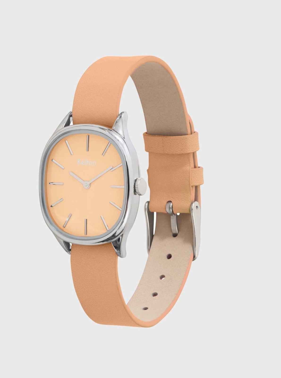 kelton-colorama-montre-beige-ovale-interchangeable image 2