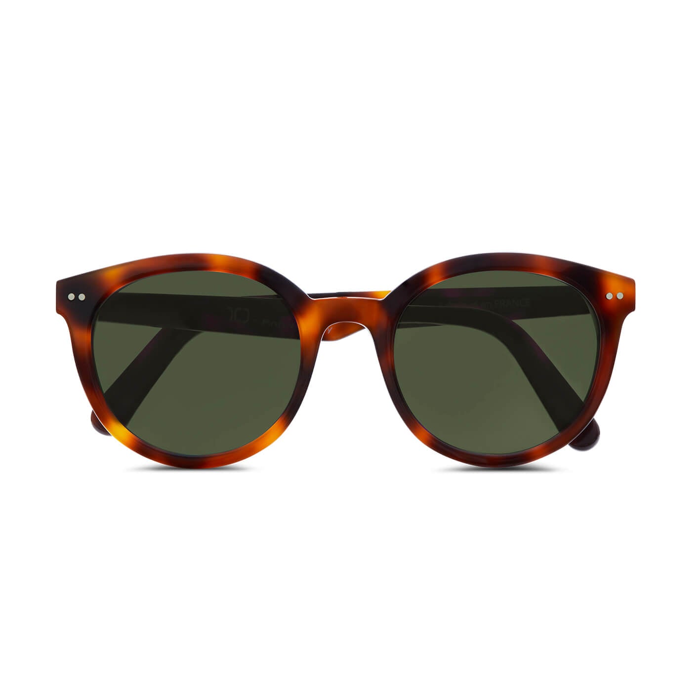 briston-lunettes-de-soleil-10-me-anniversaire-caille-tortue-verre-vert image 1