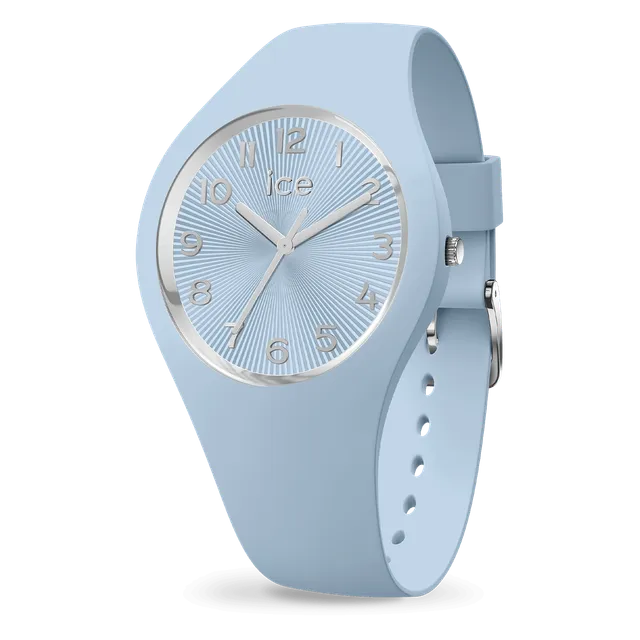 ice-watch-ice-champagne-blue-aura-montre-bleu-pastel-dor image 1