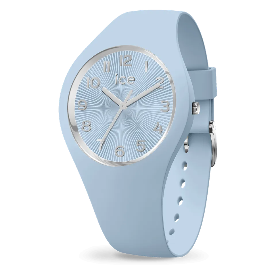 ice-watch-ice-champagne-blue-aura-montre-bleu-pastel-dor image 1