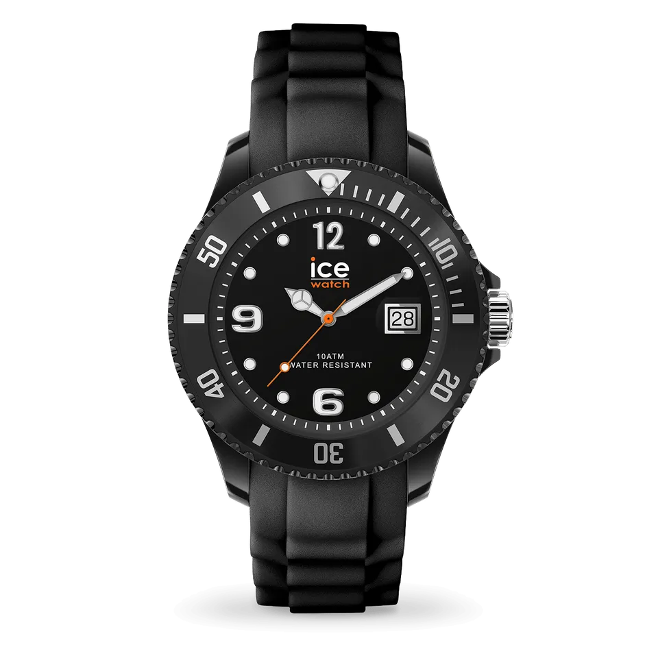 ice-watch-ice-forever-black-montre-noire-silicone-dateur image 1