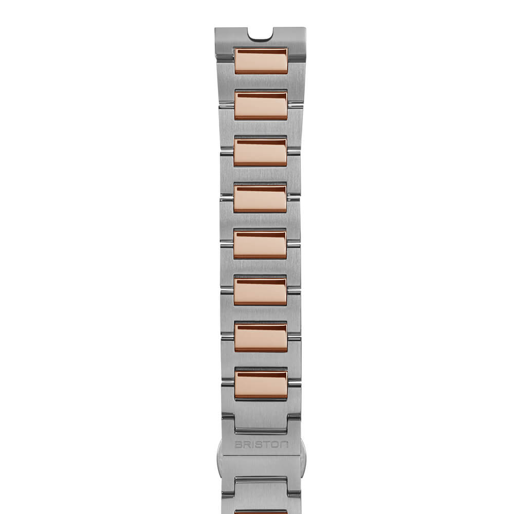 briston-bracelet-acier-kennedy-medium-18-mm-bicolore-argent-et-or-rose image 4