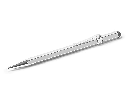 lexon-bee-2-stylo-bille-et-stylet-2-en-1-laiton-chrome-satin image 5