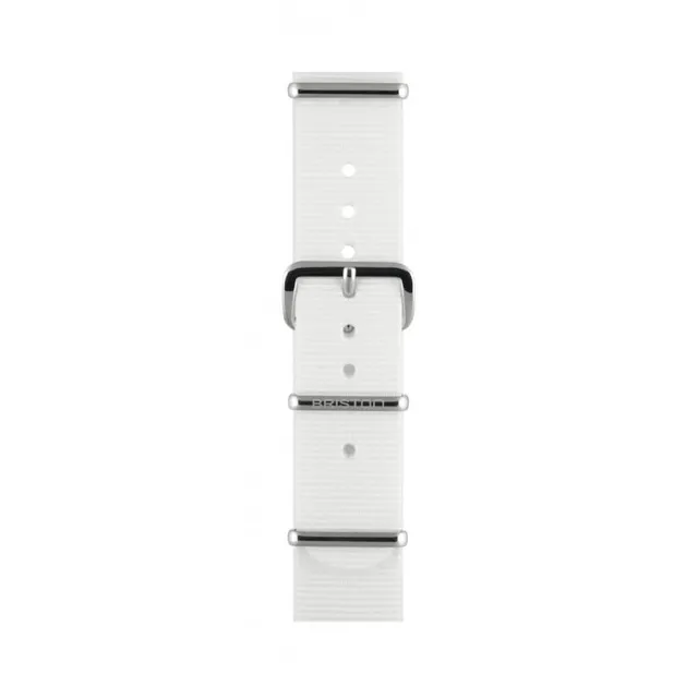 briston-clubmaster-classic-bracelet-type-nato-18-mm-blanc image 1