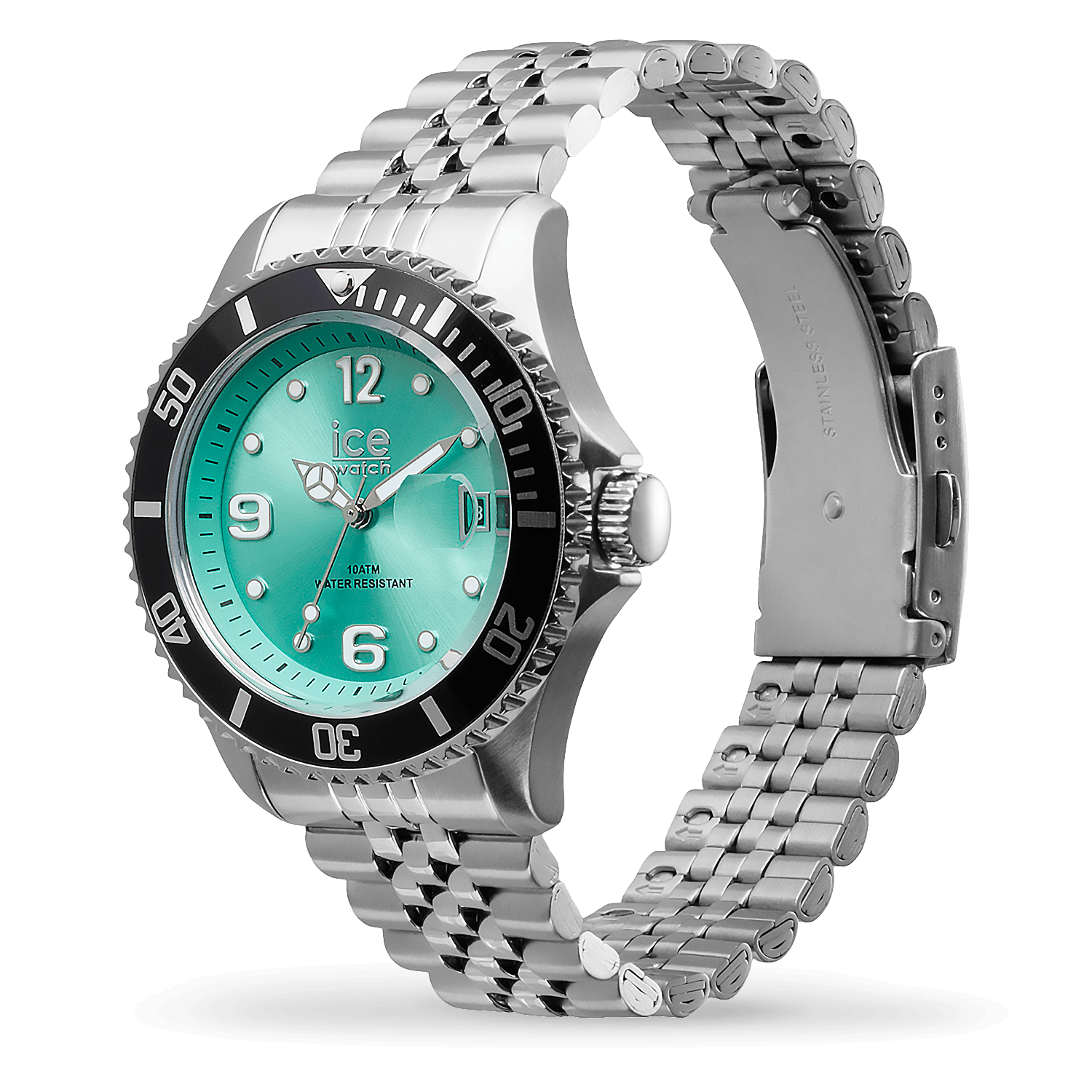 ice-watch-ice-steel-silver-turquoise-montre-homme-acier image 2