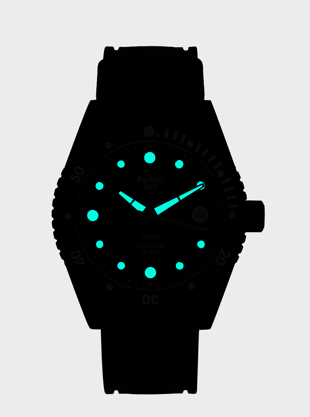 kelton-1955-carbone-edition-limit-e-montre-de-plong-e-20-atm-bracelet-isofrane image 6