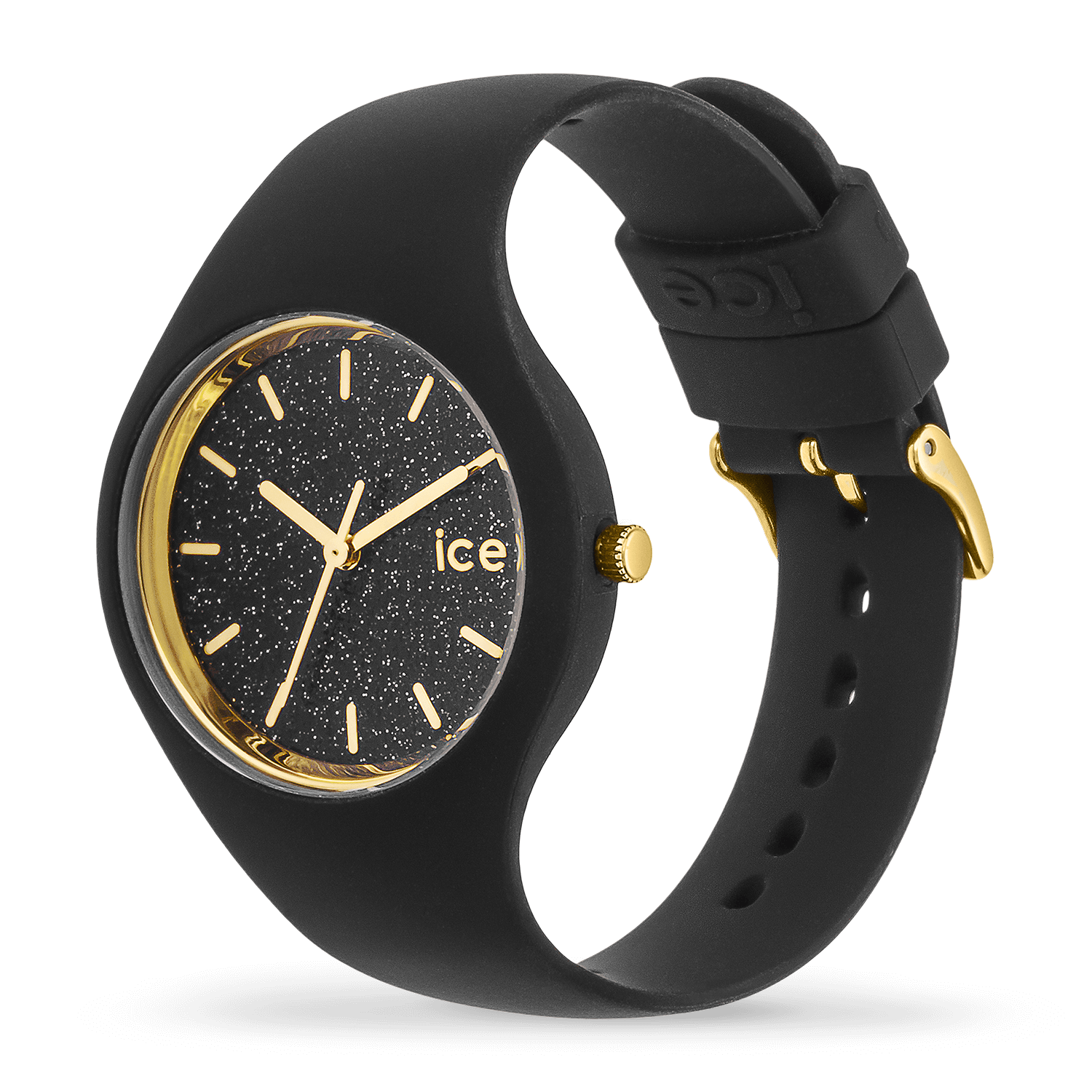 ice-watch-ice-glitter-black-montre-femme-paillettes-noir-et-dor image 2