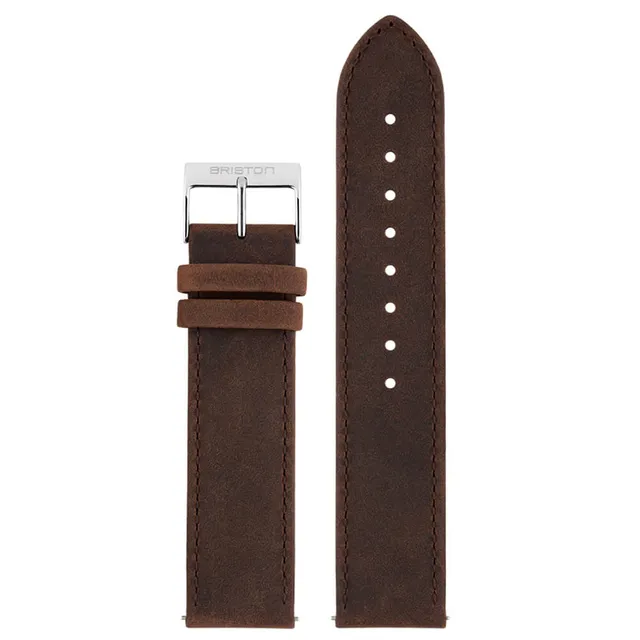 briston-bracelet-cuir-vintage-chocolat-20-mm image 1