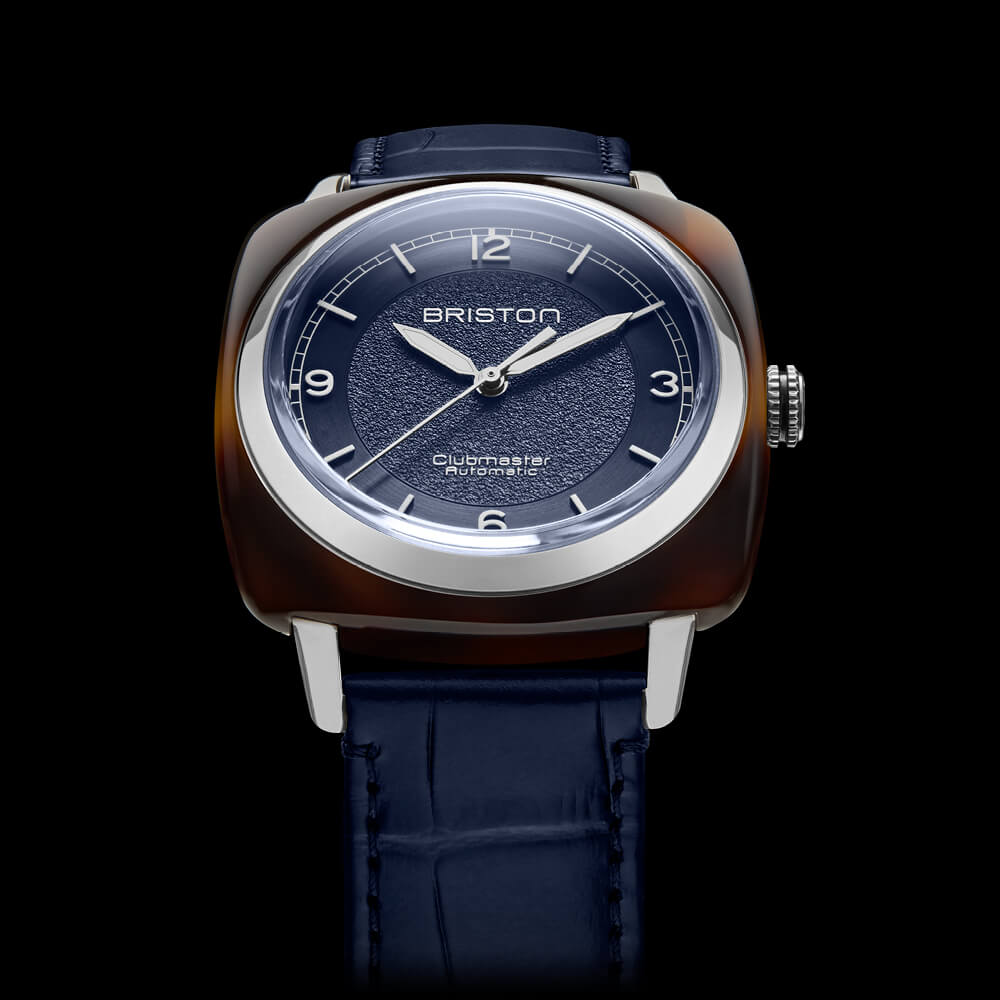 briston-clubmaster-legend-classic-montre-automatique-39-mm-bleu image 2