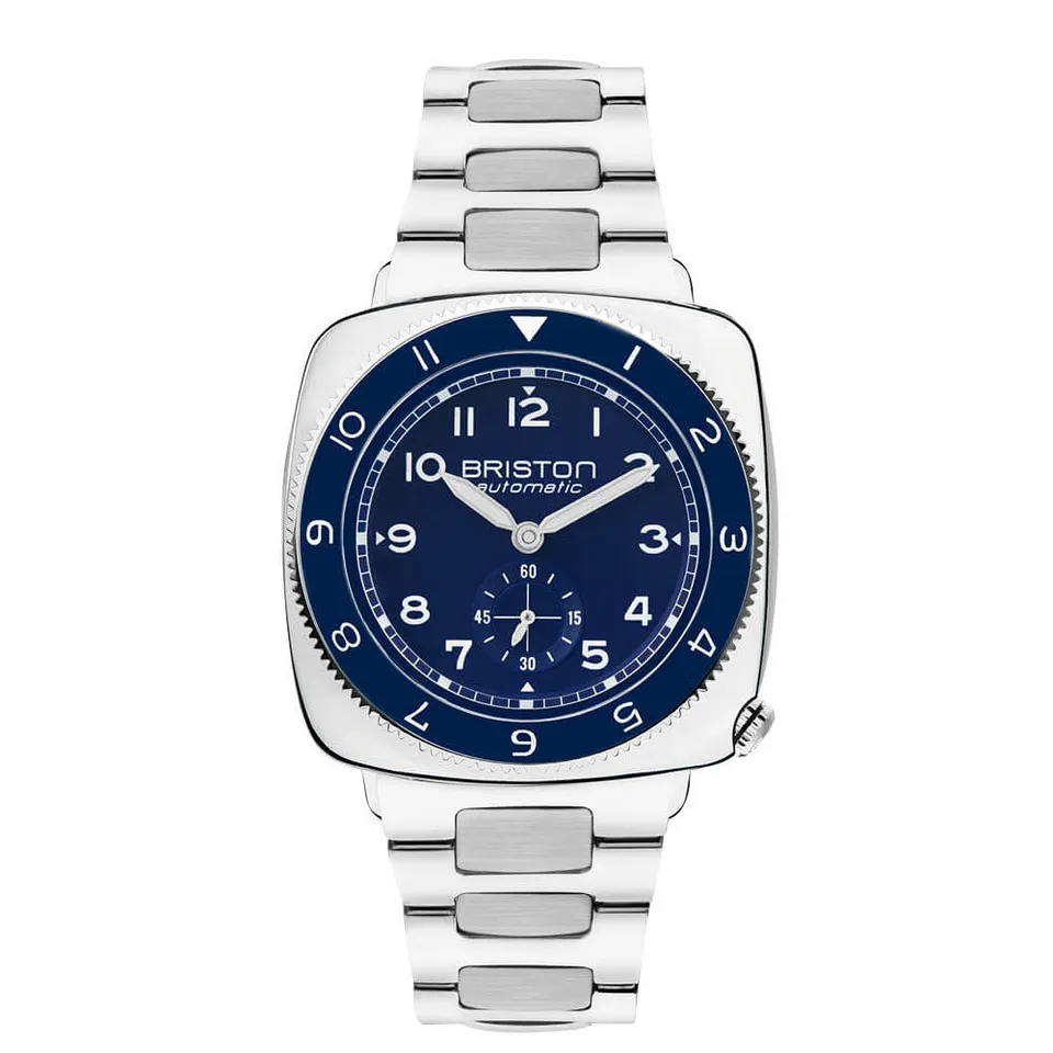 briston-clubmaster-legend-petite-seconde-montre-automatique-39-mm-acier-bleu image 1
