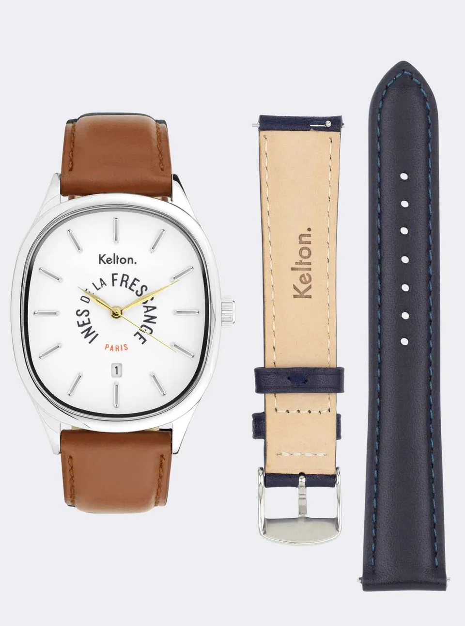 kelton-grande-colorama-camel-x-ines-de-la-fressange-coffret-montre image 1