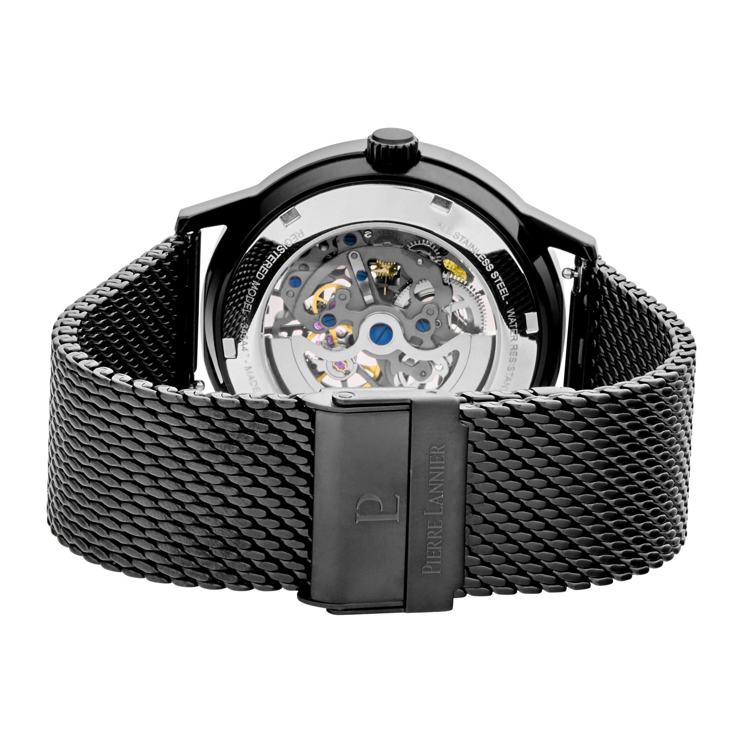 pierre-lannier-paddock-montre-automatique-43-mm-acier-inoxydable-5-atm-6 image 6