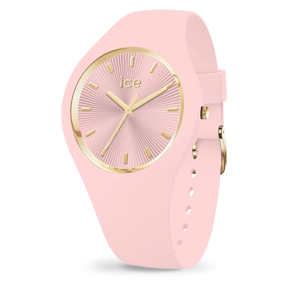ice-watch-ice-champagne-soft-pink-montre-femme-rose-poudr-et-dor image 1
