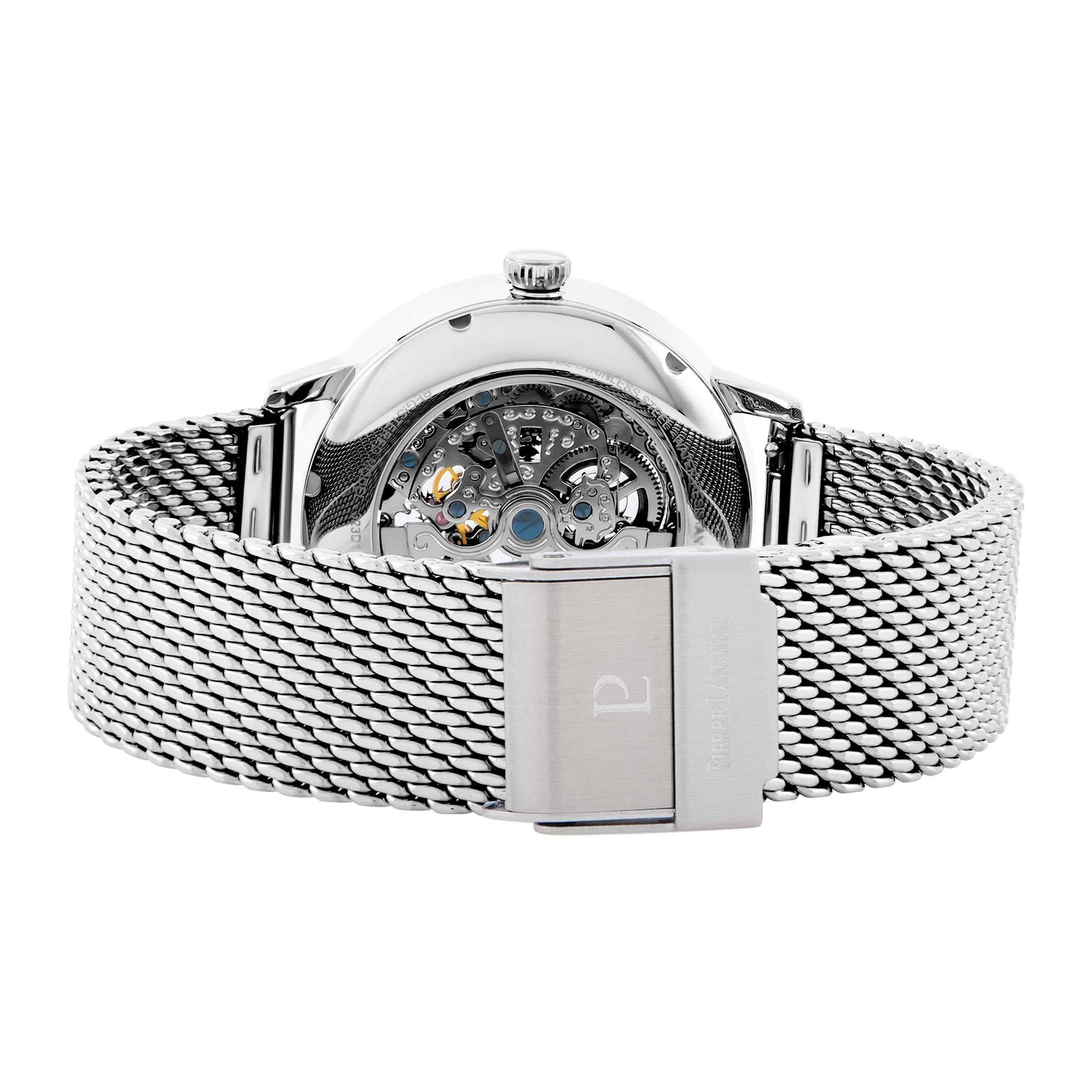 pierre-lannier-automatic-montre-automatique-42-mm-acier-inoxydable image 4