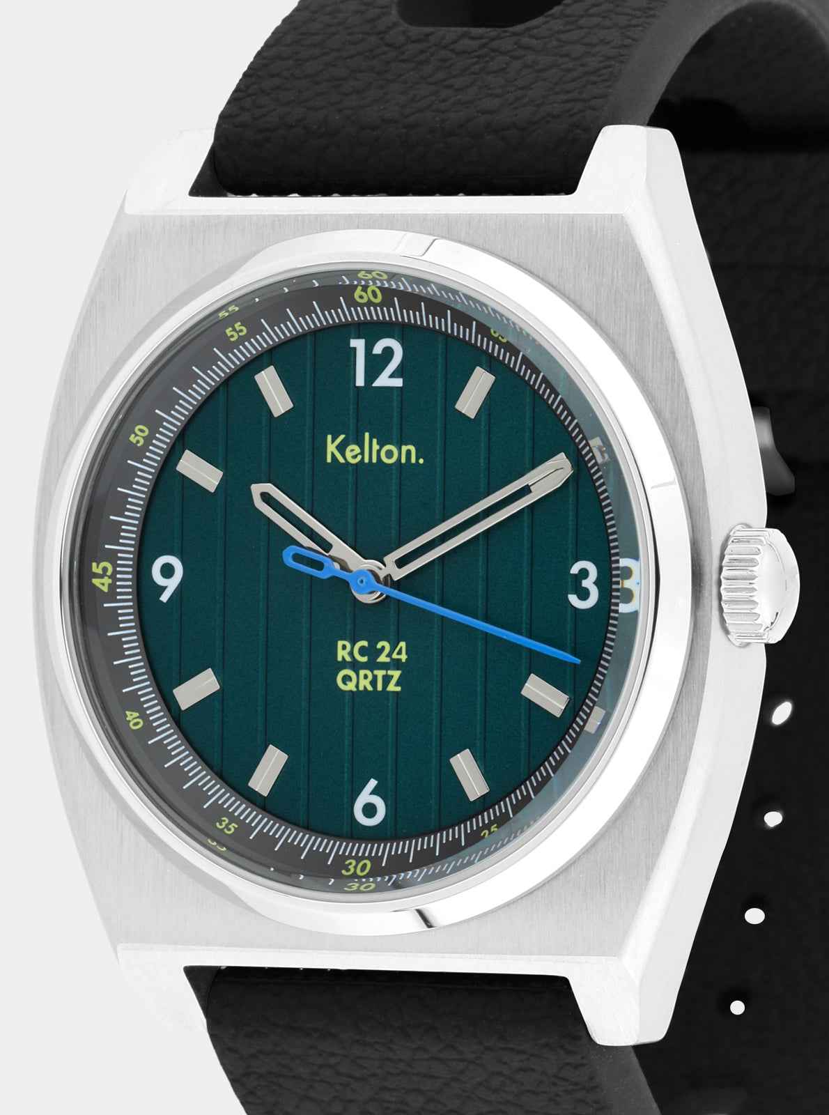 kelton-rc-24-electric-quartz-verte-bracelet-tropic-noir image 4
