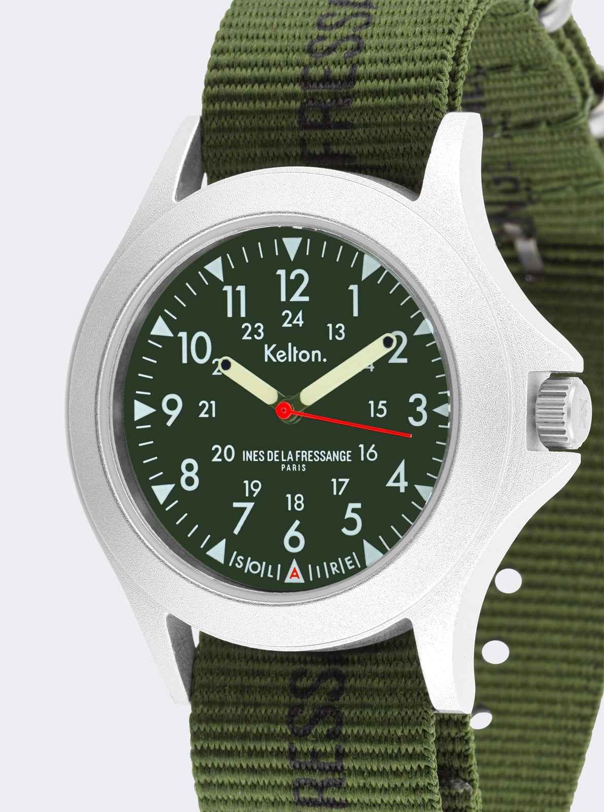 kelton-x-in-s-de-la-fressange-solaire-field-kaki-montre-solaire image 3