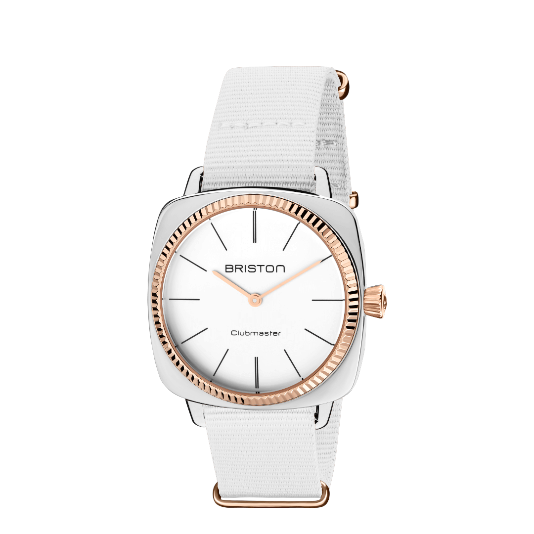 briston-clubmaster-classic-bracelet-type-nato-18-mm-blanc image 3