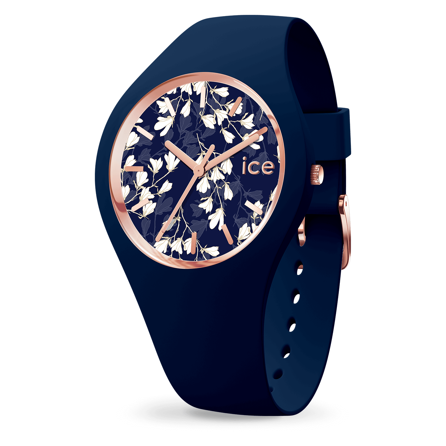 ice-watch-ice-flower-blue-lily-montre-femme-bleu-fleurs image 1