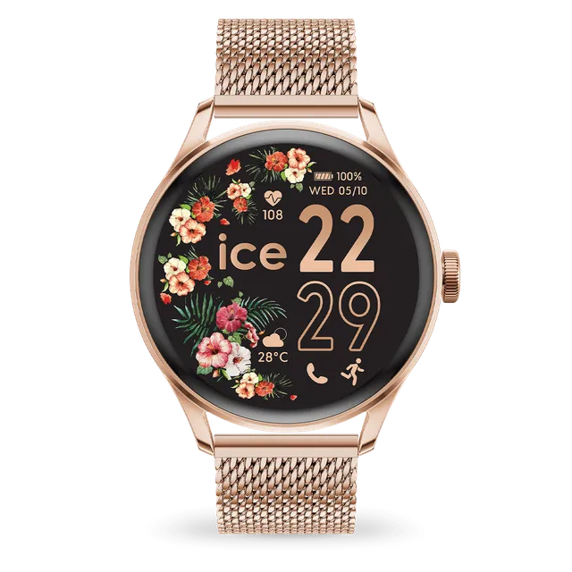 ice-watch-ice-smart-2-0-ronde-1-20-rose-gold-milanese-montre-connect-e-femme image 1