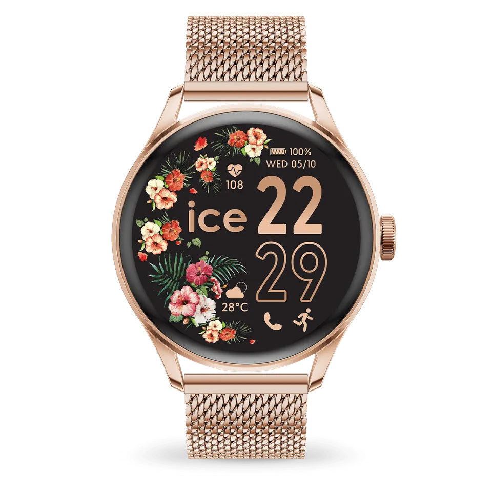 ice-watch-ice-smart-2-0-ronde-1-20-rose-gold-milanese-montre-connect-e-femme image 1