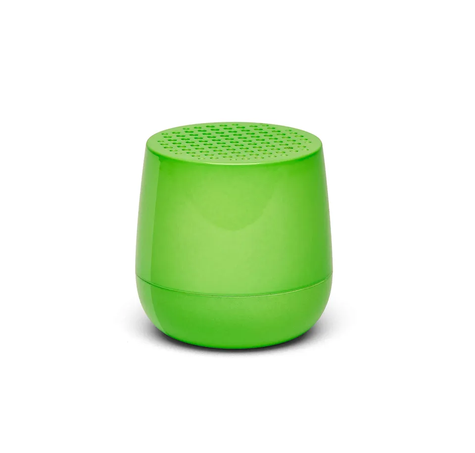 lexon-mino-mini-haut-parleur-bluetooth-rechargeable-vert-fluo image 1