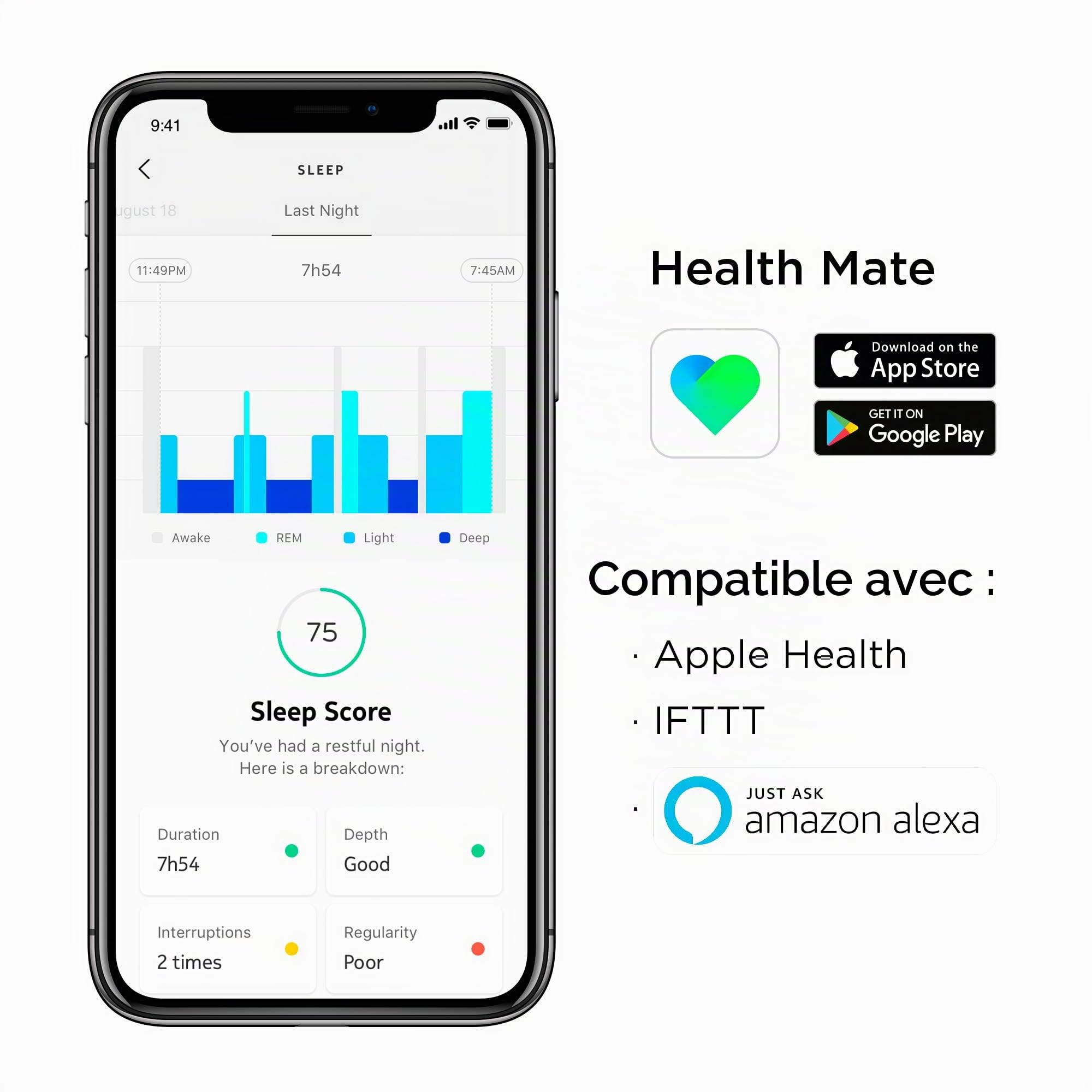 withings-sleep-capteur-de-sommeil-et-domotique-sous-matelas image 2