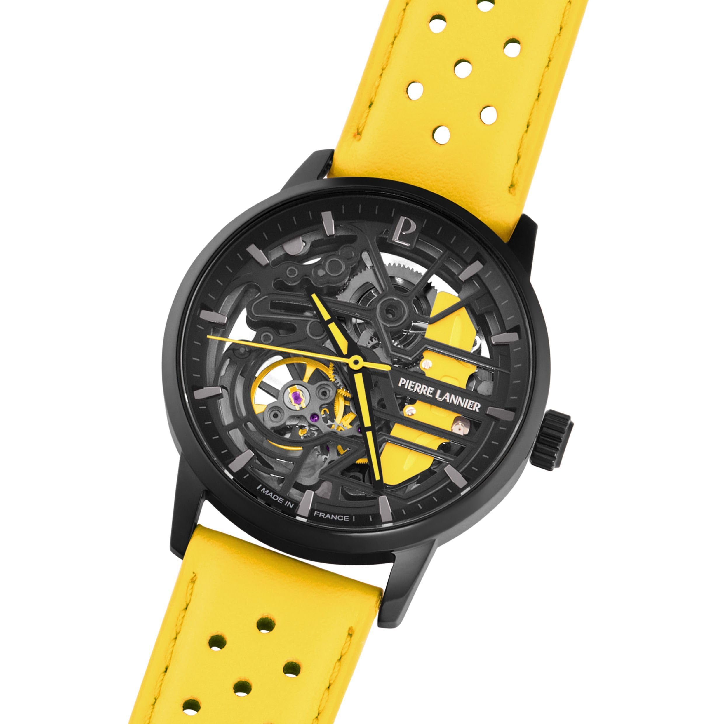 pierre-lannier-paddock-montre-automatique-39-mm-acier-inoxydable-5-atm-2 image 3