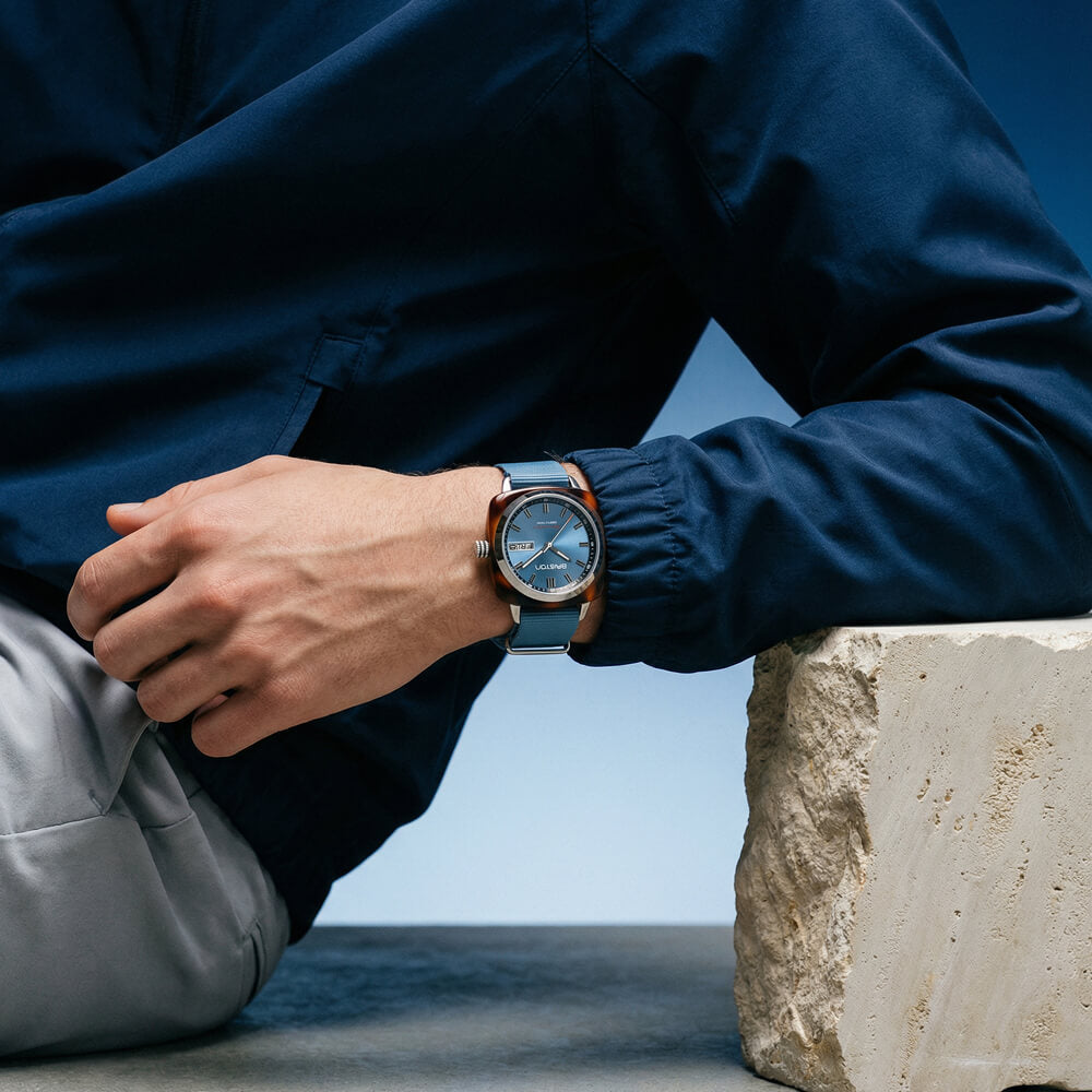 briston-clubmaster-sport-hms-42-mm-bleu-glacier image 3