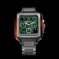 briston-streamliner-kennedy-chrono-acier-38-5-mm-vert image 2