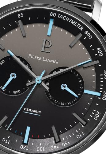 pierre-lannier-ceramic-montre-homme-cadran-noir-bracelet-c-ramique-noir-43-mm image 8