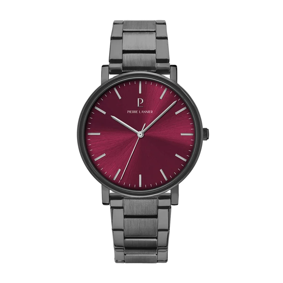 pierre-lannier-essential-montre-homme-quartz-acier-inoxydable-40-5-mm-5-atm-2 image 1