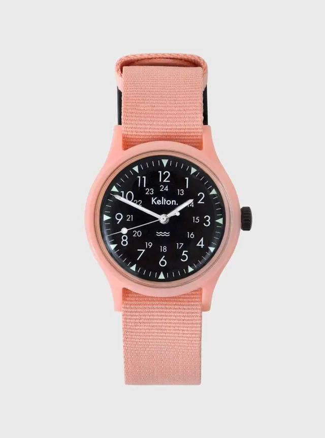kelton-jungle-nude-montre-m-canique-remontage-manuel-bracelet-rpet image 1