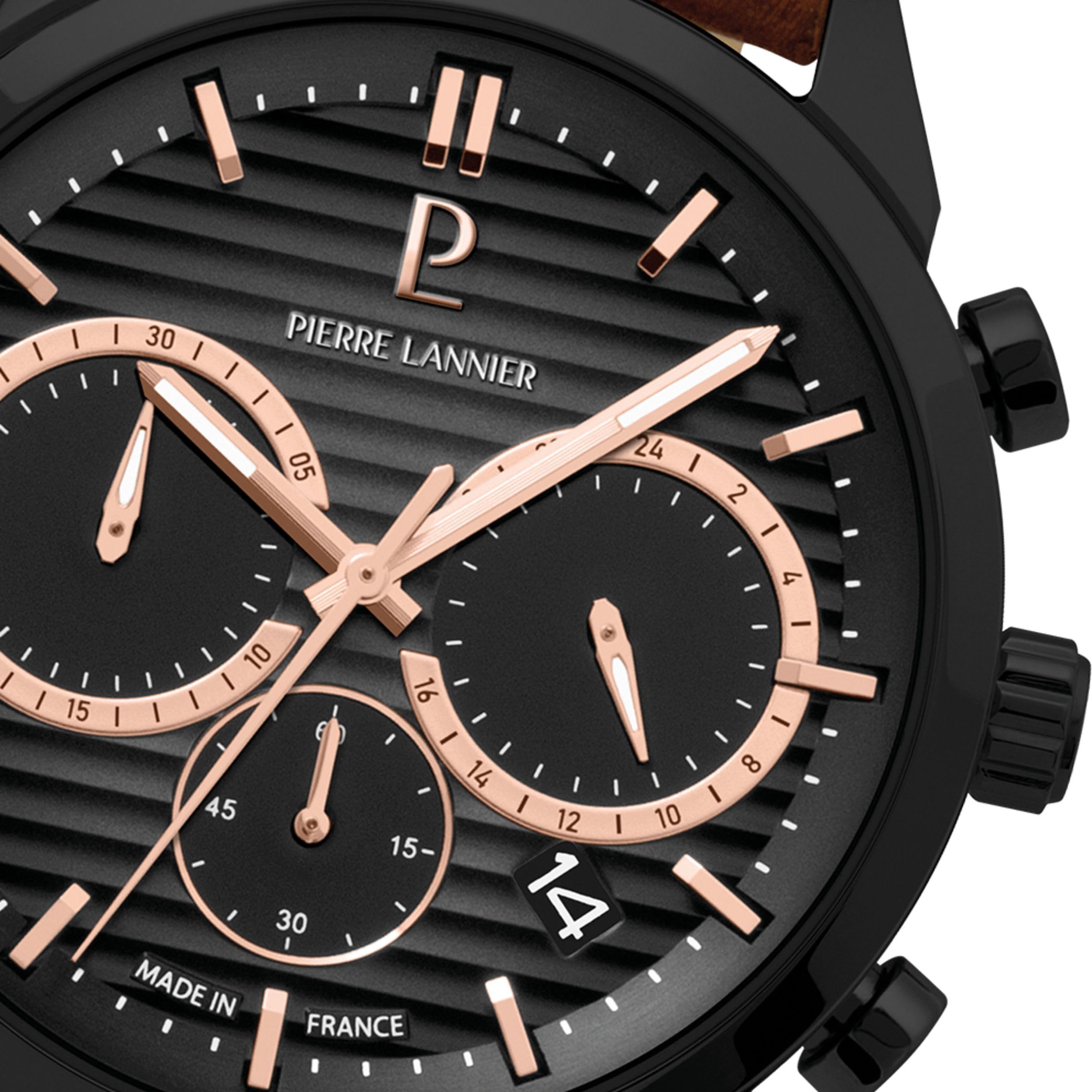 pierre-lannier-monarck-chronographe-quartz-43-mm-acier-inoxydable image 4