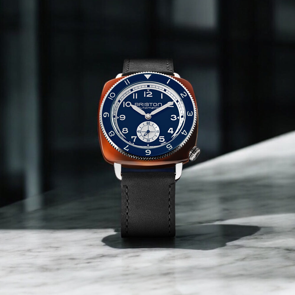 briston-clubmaster-legend-petite-seconde-bleu-marine-39-mm-automatic image 4