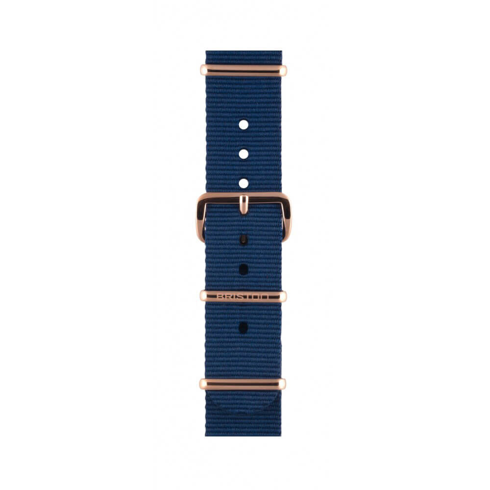 briston-bracelet-type-nato-18-mm-bleu-marine-nylon-interchangeable image 2