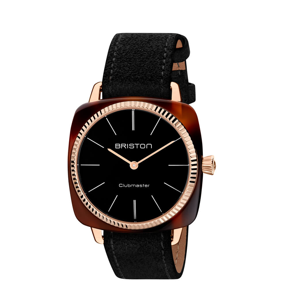 briston-clubmaster-elegant-gold-noir-37-mm-quartz image 1