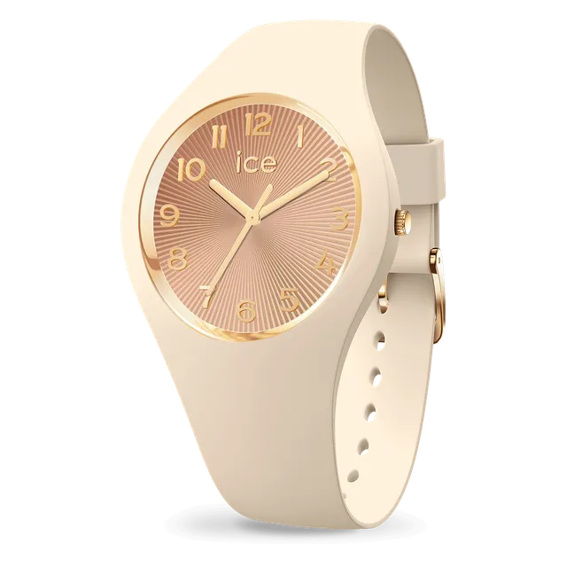 ice-watch-ice-champagne-almond-cappuccino-montre-femme-beige-cadran-champagne-do image 1