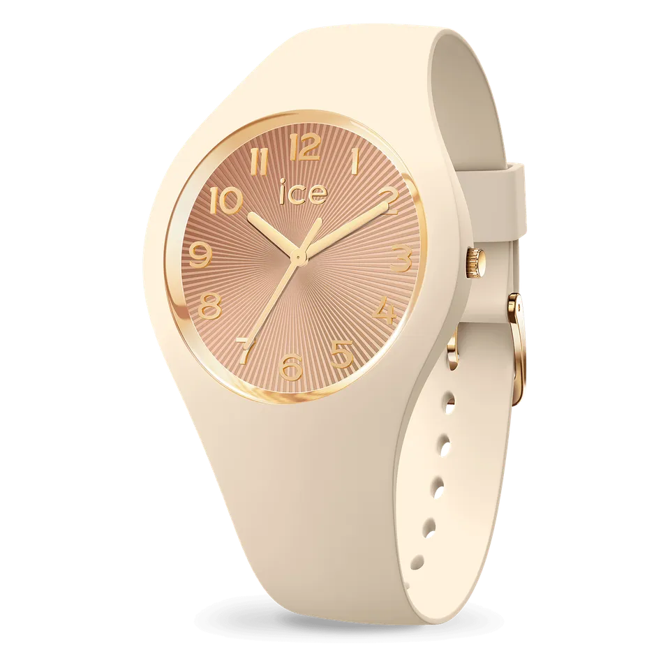 ice-watch-ice-champagne-almond-cappuccino-montre-femme-beige-cadran-champagne-do image 1