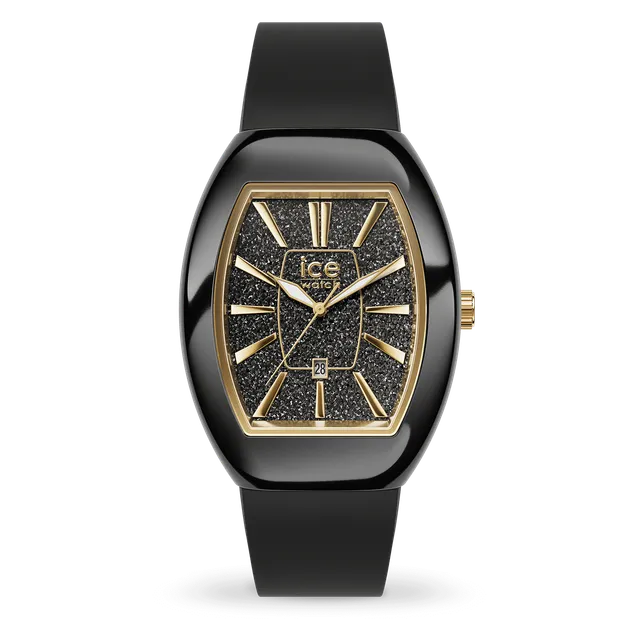 ice-watch-ice-dome-black-glitter-gold-montre-femme-paillettes image 1