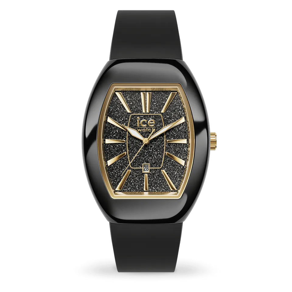 ice-watch-ice-dome-black-glitter-gold-montre-femme-paillettes image 1